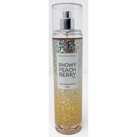 Bath & Body Works Snowy Peach Berry Fragrance Mist NEW! - Picture 1 of 3